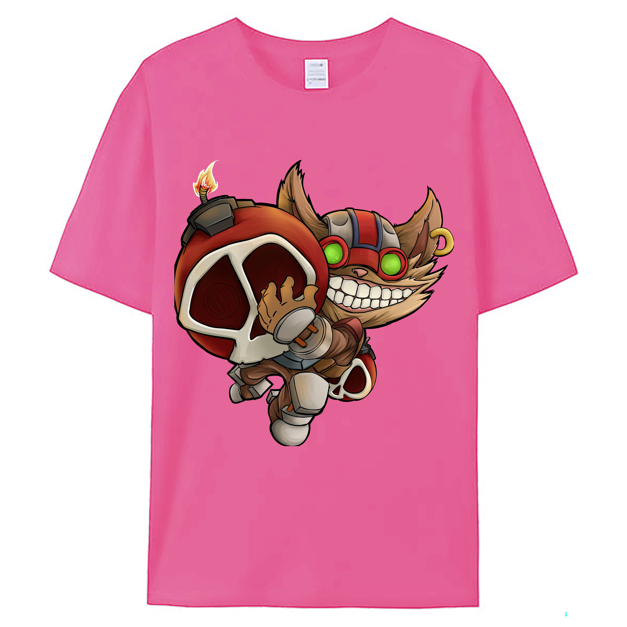 （画像用） リーグ・オブ・レジェンド League of Legends LOL レディースカジュアルプリントTシャツ（綿100％）